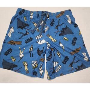 Star wars pajama shorts size medium men's